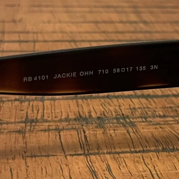 New Ray-Ban Women's Jackie Ohh RB4101 Tortoise Shell Sunglasses - Picture 8 of 10
